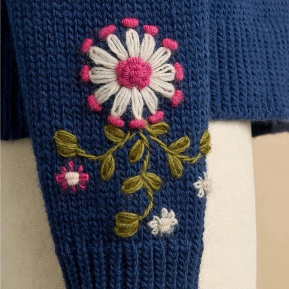 “Olivia Embroidered Cardigan” by Lost Horizons. New with tags from Sundance. - Picture 5 of 9